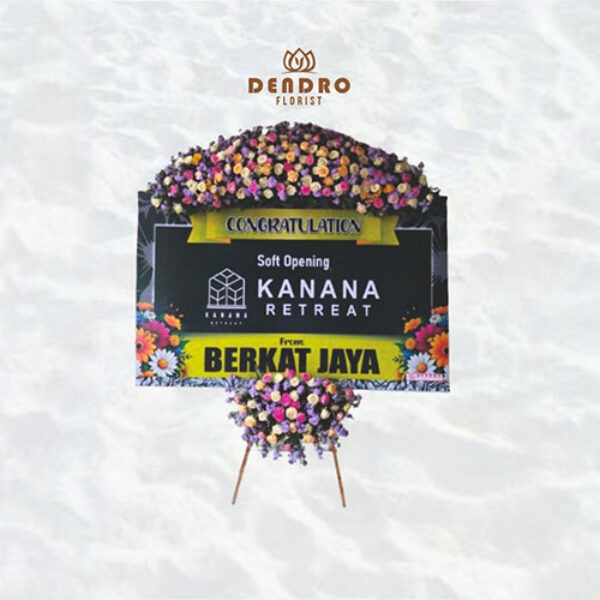 Bunga Papan Selamat Ukuran 2.25m x 1.5m